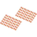 Farbclips für Patchkabel - Orange, Abdeckung