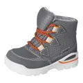 RICOSTA Jungen Winterstiefel Emil, Kinder Lauflernschuhe, Weite: Mittel, lose Einlage, Sympatex, waschbar, Grigio/grau (480), 28 EU