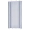 Zollner Strandtuch Hamamtuch Pharao, 90 x 170 cm, aus 100% Baumwolle, blau