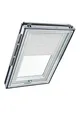 Original Roto Faltstore ZFA Faltrollo für Roto Dachfenster - Führungsschiene Weiß - Plissee für Dachfenster Baureihe Designo R6/R8, i8 und Classic K 64/84 - Größe 094/160 | 09/16 - Stofffarbe Weiß