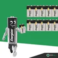 10 x Energizer Industrial 9V Block Alkaline E-Block 6LR22 Batterie - Rauchmelder