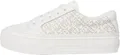 Tommy Hilfiger Damen Vulcanized Sneaker Monogram aus Leder, Elfenbein (Ivory Petal), 40