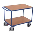 VARIOfit Schwerer Tischwagen mit 2 Ladeflächen 850 x 500 mm