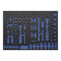 BGS-4036-1 3/3 Werkstattwageneinlage (408x567x32 mm), leer, für Steckschlüssel-S