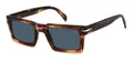 David Beckham DB 7126/S BROWN HORN/BLUE 51/23/150 Herren Sonnenbrillen