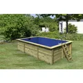 KARIBU Rechteckpool, braun, 17500 l, BxH: 350x125 cm