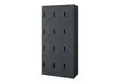 Jan Nowak Mehrzweckschrank Metall Schließfachschrank 90 cm MARCIN 12 Fächer abschließbar (0,6 mm 185 x 90 x 40 cm Lüftungsschlitze Wandmontage PZH) Spind Garderobenschrank Schloss je Fach 185 cm hoch 8 Farben