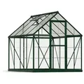 Palram - Canopia Aluminium Gewächshaus Hybrid 68 Grün 247x185x208 Cm