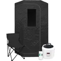 Sanotechnik Dampfsauna Tragbar 90 cm x 90 x 190 cm Schwarz
