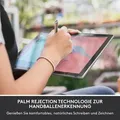 Logitech Crayon Silbergrau - Pixelgenauer digitaler Zeichenstift für iPad, USB-C-Anschluss