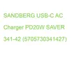 SANDBERG USB-C AC Charger PD20W SAVER 341-42 (5705730341427)