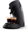 Philips Senseo® Original Plus Kaffeepadmaschine, Coffee Boost, aus recyceltem Kunststoff, schwarz (CSA210/22)