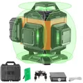 VEVOR Kreuzlinienlaser 30m Lasernivellier Selbstnivellierend Linienlaser 520nm±10nm Laserwellenlänge Baulaser ±0,28cm bei 10m Kreuzlaser ±3° S...
