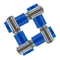 REV Flachsteckhülse, Kabelschuh - Flachstecker, 30 Stück, 2,8-0,8 mm, blau