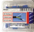 Kabelschuhe Flachsteckhülse blau 1,5-2,5mm²  2,8mm  4,8mm  6,3mm  Stecker