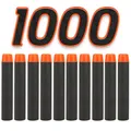 1000 Pfeile für Nerf Elite 2.0, 7.2cm Pfeile Refill Bullets, Ersatzpfeile Munition Foam Darts kompatibel mit Nerf Hasbro Fortnite (Schwarz)