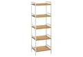 SONGMICS Badregal Bücherregal, mit 5 Ablagen, Badregal, 31,5 x 45 x 142 cm