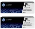 HP cb435a Laserjet Dual Doppel pack 2er Set Toner Tonerkartusche 35a schwarz