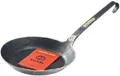 Turk Eisenpfanne 24 cm | freiform-warmgeschmiedet | unbeschichtet | induktionsgeeignet | schwarz