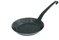 Turk Eisenpfanne 24cm handgeschmiedet Bratpfanne schwarz flacher Stiel