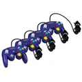 4 ORIGINAL NINTENDO GAMECUBE CONTROLLER - PADS in LILA / PURPLE