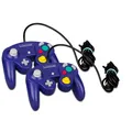 2 original Nintendo Gamecube Controller - Pads Lila