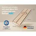 Max NV MZV Lattenrost zur Selbstmontage mit 28 Leisten, durchgehender Holm, SÜD GS, Größe: 140x200