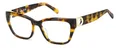 FOSSIL Brillengestell (Model 107994) für Damen, Katzenauge, gefertigt aus Plastik (inklusive Brillenetui)