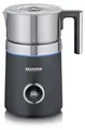 Severin SPUMA 700 Plus Milchaufschäumer, 13 Programme, OLED-Display, einfache Reinigung, Edelstahl/schwarz, SM 3587
