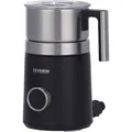 Severin Milchaufschäumer Spuma 700 Plus, SM 3587, elektrisch, Induktion, mit 13 Programmen, aus Edelstahl, schwarz, 700 ml