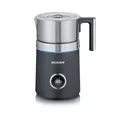 Severin Spuma 700 Plus Milchaufschäumer, Silber/Schwarz, 700 ml