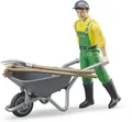 Bruder Spielfiguren Set Bauernhof bworld Landwirt mit Zubehör 62610