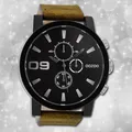 Oozoo Herrenuhr Timepieces C9033A braun Lederarmband Quarz Analoguhr UOC9033A