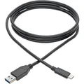 Eaton USB-C to USB-A Cable M/M USB 3.1 Gen 1 5Gbps Thunderbolt 3 Compatible 6ft. 1,83m (1.83 m, USB 3.2 Gen 1) (U428-006)