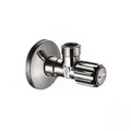 hansgrohe Eckventil 13904000, aus Messing, 1/2 Zoll x 3/8 Zoll, verchromt