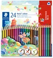 STAEDTLER Dreikant-Buntstift Noris colour 18 + 6 Kartonetui