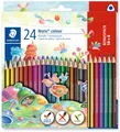 STAEDTLER Dreikant-Buntstift Noris colour, 18 + 6 Kartonetui