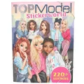 Depesche TOPModel Stickerworld - Stickerbuch mit 16 detaillierten Hintergru ...