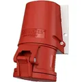 Mennekes 32 CEE Wandsteckdose mit TwinCONTACT 32A, 5p, 6h, 400V, IP44