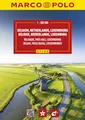 MARCO POLO Reiseatlas Benelux 1:200.000: Belgien, Niederlande, Luxemburg - Straßenatlas und Autoatlas mit Europa in 1:4,5 Mio. Spiralbindung