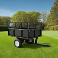 vidaXL Kippanhänger für Rasenmäher 300 kg Last