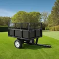 vidaXL Kippanhänger für Rasenmäher 300 kg Last NEU