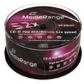 MediaRange CD-R 700MB 50pcs Spindel 52x