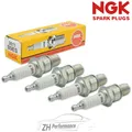 4x NGK 2611 B9ES Zündkerze für PORSCHE 911 2.7 S 3.0 S SC Fiat 850 Spider BMW