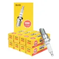 Zündkerze NGK Langgewinde B9ES für Piaggio / Gilera Roller vgl. W3CC, 8 Stück