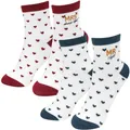 GRUSS & CO Socken-Set "Mr. und Mrs." | Sockenset mit 1 Paar Damensocken und 1 Paar Herrensocken | lustiges Hochzeitsgeschenk | 48625