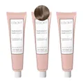 COLOR.IT by BM - Permanente Haarfarbe in Salonqualität, 3x 100ml (8.75 Hellbraun Braun Mahagoni, 3er Pack)