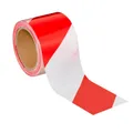 tesa Signal Absperrband 80 mm x 100 m rot, weiß