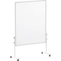 MAUL Moderationstafel MAULsolid 150x120 cm | Stabiles Whiteboard mit beidseitiger Nutzung | Magnetboard für Magnete, beschriftbar mit Marker | Magnetische Tafel für Büro, Schule | Weiß