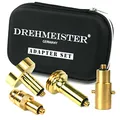 Drehmeister LPG Adapter Set M10 lang - für Gasfahrzeuge - Tankadapter mit Etui - Alle Europa Autogas Adapter